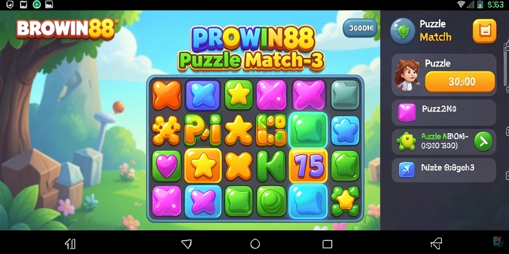Antarmuka permainan <strong>BROWIN88</strong> yang menarik dan interaktif.
