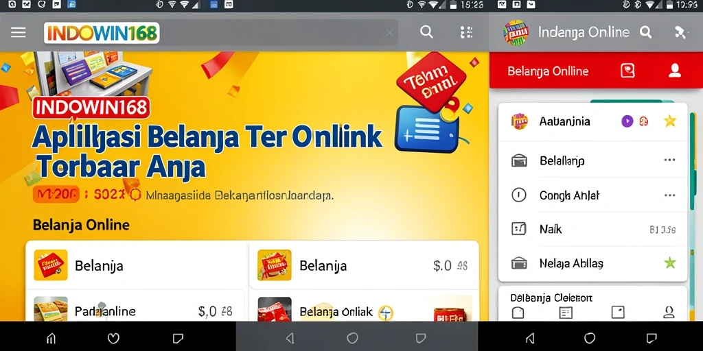 Tampilan antarmuka pengguna INDOWIN168 yang menarik dan intuitif.