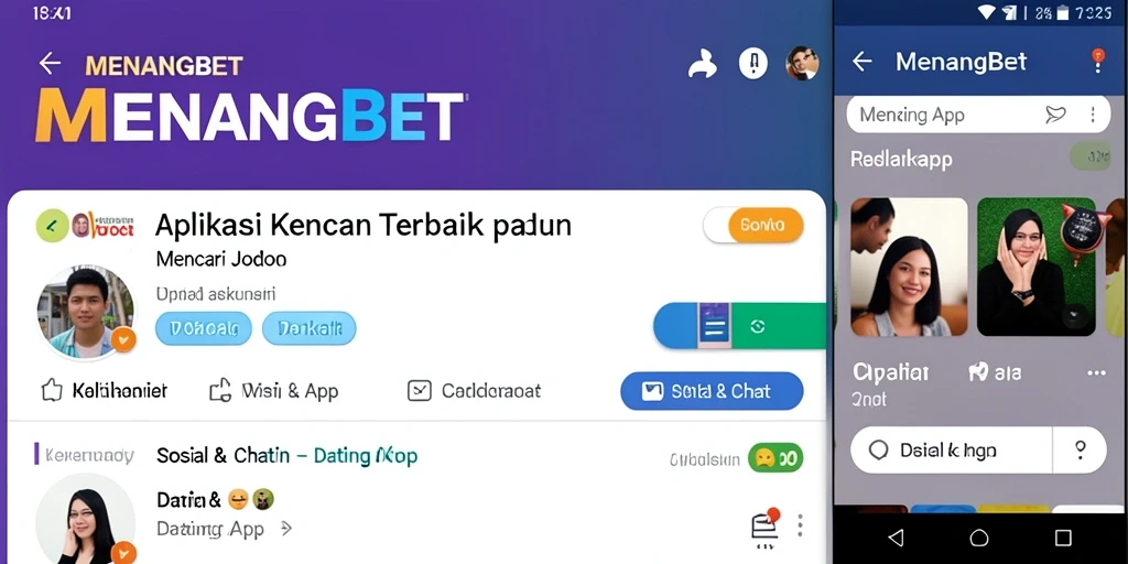 Tampilan antarmuka aplikasi MENANGBET untuk kencan yang mudah dan menarik.