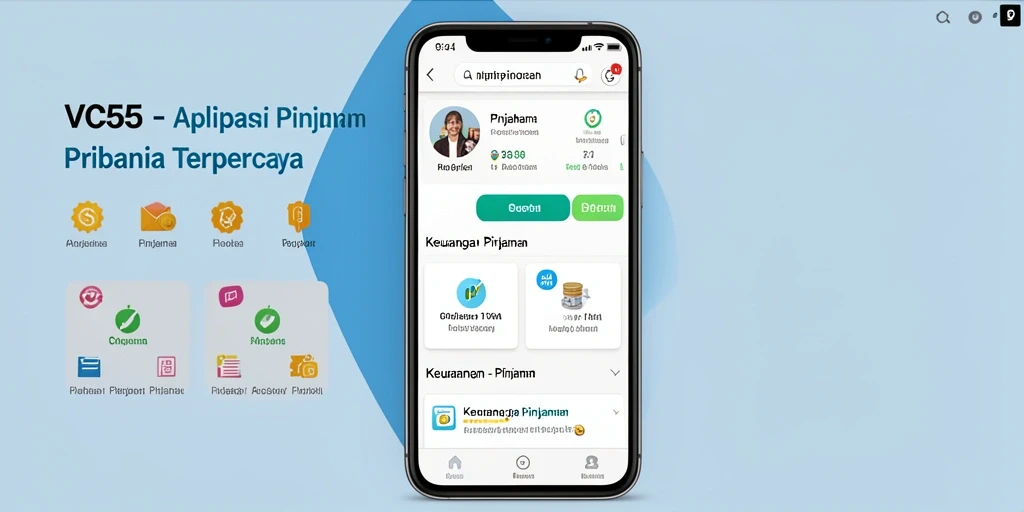 Antarmuka VC55 yang sederhana dan fungsional.