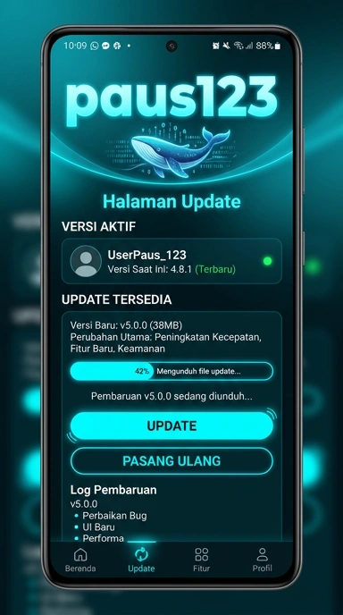 Riwayat Versi Aplikasi paus123 untuk Android
